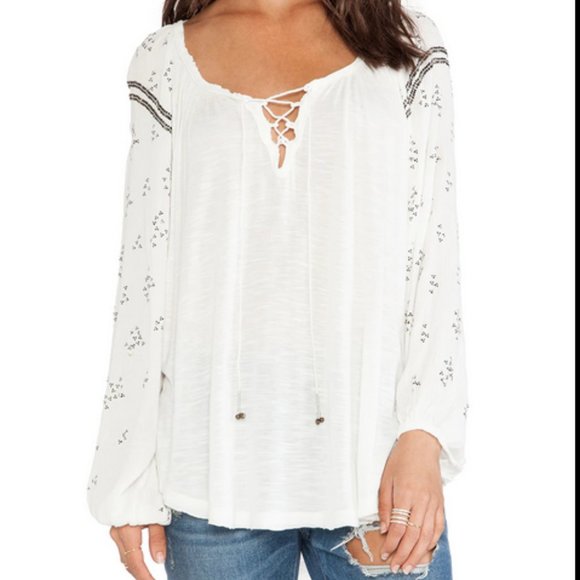 FREE PEOPLE Golden Nugget Tee - Picture 1 of 2